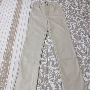 ZARA FAUX LEATHER PANTS